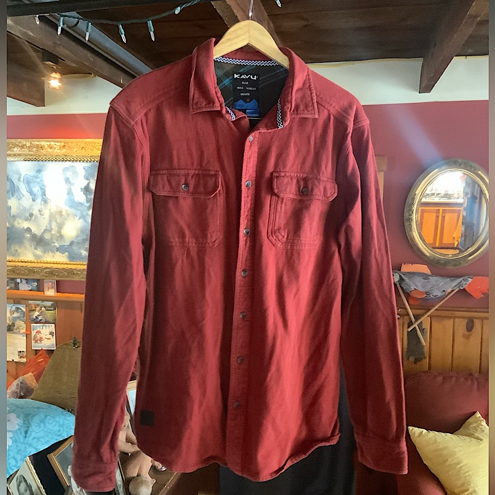 XL Kavu Maroon Flannel